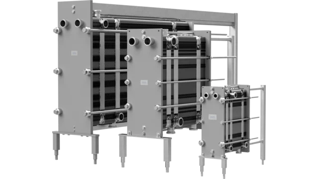 Alfa Laval Hygienic Line plate heat exchanger for sanitary processing